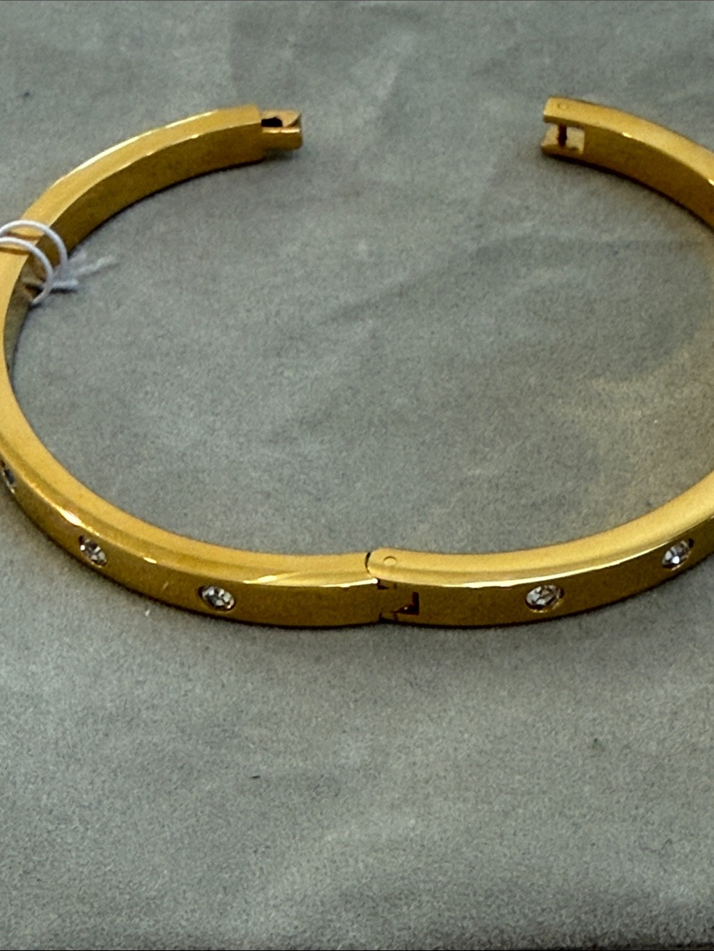 kate spade Set In Stone crystal-studded hinged bangle - Picture 12 of 15